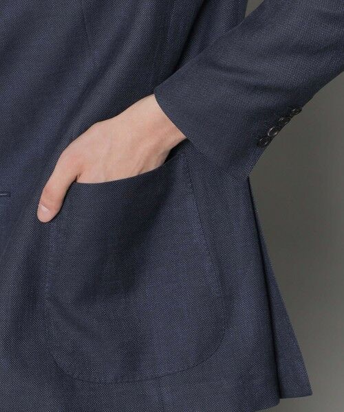 MACKINTOSH LONDON(MENS) / マッキントッシュ ロンドン 　メンズ その他アウター | 【NEW BRIDGE】 【Loro Piana/ロロ・ピアーナ】SUMMERTIME ドビー無地ジャケット | 詳細7