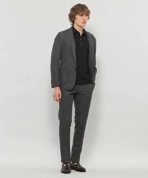 MACKINTOSH LONDON(MENS) / マッキントッシュ ロンドン メンズ ノーカラージャケット | 【WEB・一部店舗限定】【BREASY JACKET】メランジメッシュジャージーセットアップジャケット | 詳細2