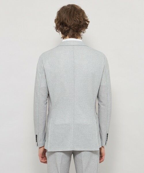 MACKINTOSH LONDON(MENS) / マッキントッシュ ロンドン 　メンズ ノーカラージャケット | 【WEB・一部店舗限定】【BREASY JACKET】メランジメッシュジャージーセットアップジャケット | 詳細6