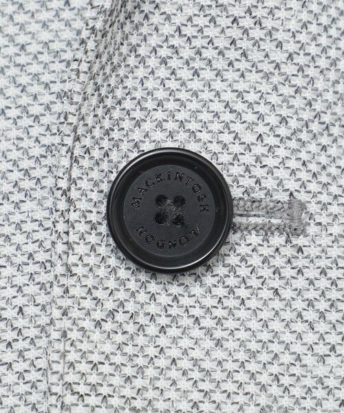 MACKINTOSH LONDON(MENS) / マッキントッシュ ロンドン 　メンズ ノーカラージャケット | 【WEB・一部店舗限定】【BREASY JACKET】メランジメッシュジャージーセットアップジャケット | 詳細10