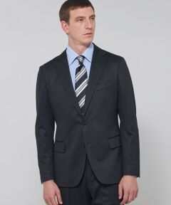 MACKINTOSH LONDON(MENS) / マッキントッシュ ロンドン 　メンズ ノーカラージャケット | 【FLEX JERSEY】ハイゲージジャカードセットアップジャケット