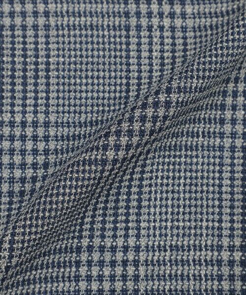 MACKINTOSH LONDON(MENS) / マッキントッシュ ロンドン 　メンズ ノーカラージャケット | 【BREASY JACKET】LENO CLOTH グレンチェックジャケット | 詳細10