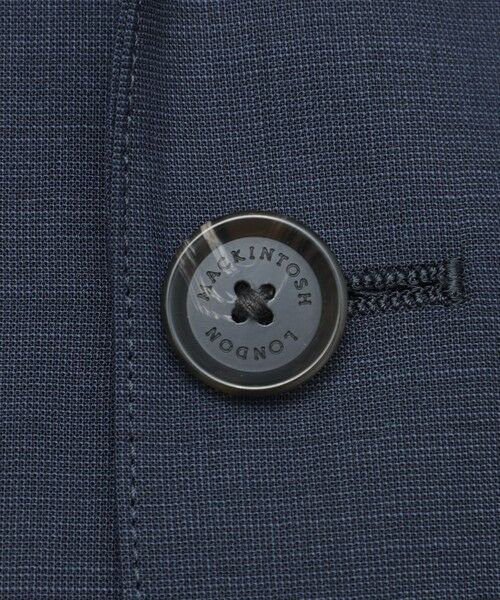 MACKINTOSH LONDON(MENS) / マッキントッシュ ロンドン 　メンズ ノーカラージャケット | 【LEON掲載】【BREASY JACKET】super light weight セットアップジャケット | 詳細9