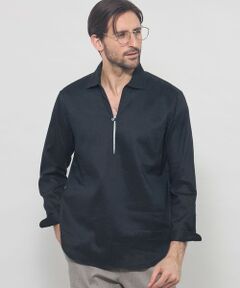 MACKINTOSH LONDON(MENS) / マッキントッシュ ロンドン 　メンズ シャツ・ブラウス | ストレッチリネンカプリシャツ