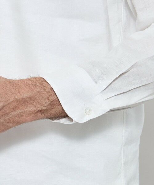 MACKINTOSH LONDON(MENS) / マッキントッシュ ロンドン 　メンズ シャツ・ブラウス | ストレッチリネンカプリシャツ | 詳細7