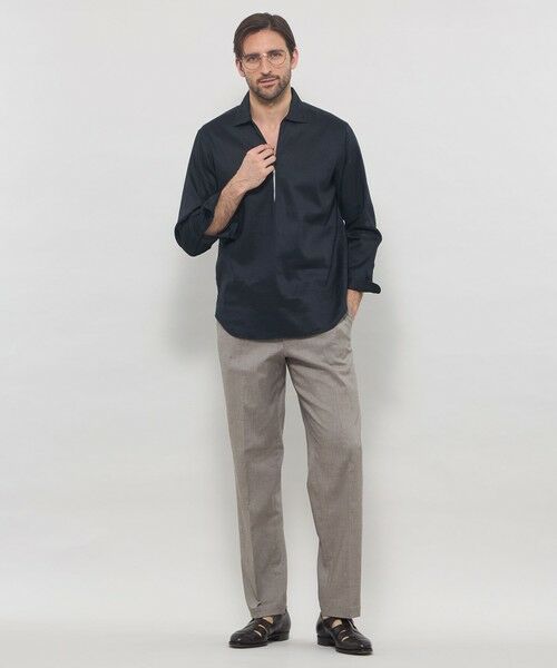 MACKINTOSH LONDON(MENS) / マッキントッシュ ロンドン 　メンズ シャツ・ブラウス | ストレッチリネンカプリシャツ | 詳細2