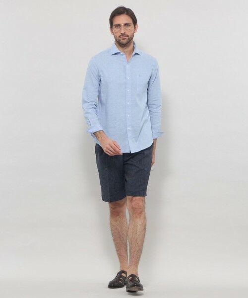 MACKINTOSH LONDON(MENS) / マッキントッシュ ロンドン メンズ シャツ・ブラウス | ストレッチリネンワイドカラーシャツ | 詳細2