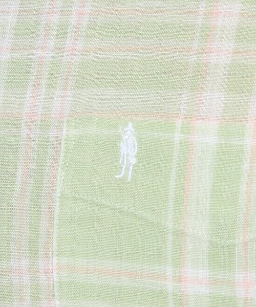 MACKINTOSH LONDON(MENS) / マッキントッシュ ロンドン 　メンズ シャツ・ブラウス | リネンチェックワイドカラーシャツ | 詳細8