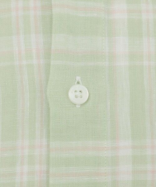 MACKINTOSH LONDON(MENS) / マッキントッシュ ロンドン 　メンズ シャツ・ブラウス | リネンチェックワイドカラーシャツ | 詳細9