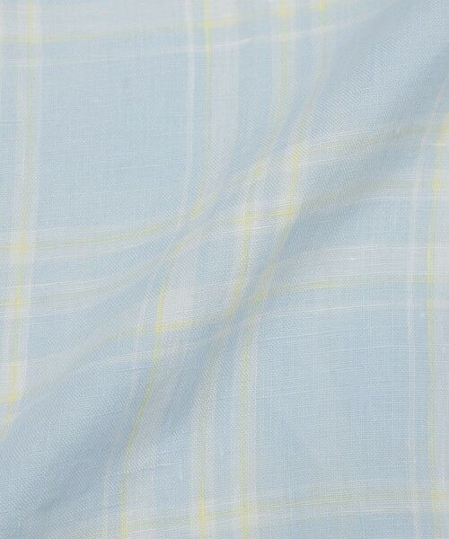 MACKINTOSH LONDON(MENS) / マッキントッシュ ロンドン 　メンズ シャツ・ブラウス | リネンチェックワイドカラーシャツ | 詳細10