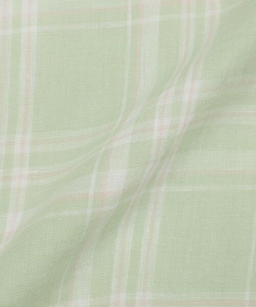 MACKINTOSH LONDON(MENS) / マッキントッシュ ロンドン 　メンズ シャツ・ブラウス | リネンチェックワイドカラーシャツ | 詳細11