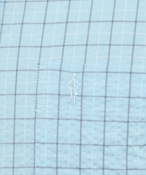 MACKINTOSH LONDON(MENS) / マッキントッシュ ロンドン 　メンズ シャツ・ブラウス | シアサッカー半袖ボタンダウンシャツ | 詳細10