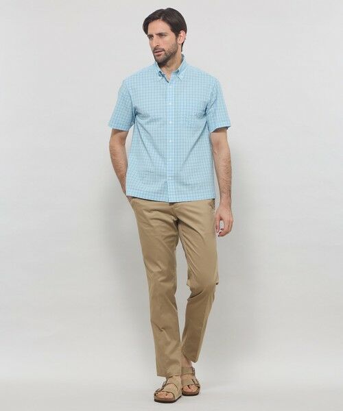 MACKINTOSH LONDON(MENS) / マッキントッシュ ロンドン 　メンズ シャツ・ブラウス | シアサッカー半袖ボタンダウンシャツ | 詳細2