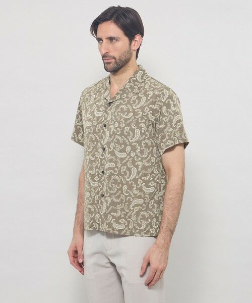 MACKINTOSH LONDON(MENS) / マッキントッシュ ロンドン 　メンズ シャツ・ブラウス | 【LEON掲載】ペイズリープリントオープンカラーシャツ | 詳細4