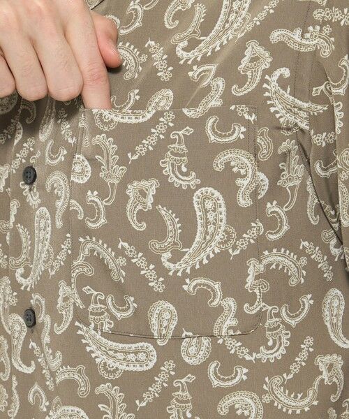 MACKINTOSH LONDON(MENS) / マッキントッシュ ロンドン 　メンズ シャツ・ブラウス | 【LEON掲載】ペイズリープリントオープンカラーシャツ | 詳細7