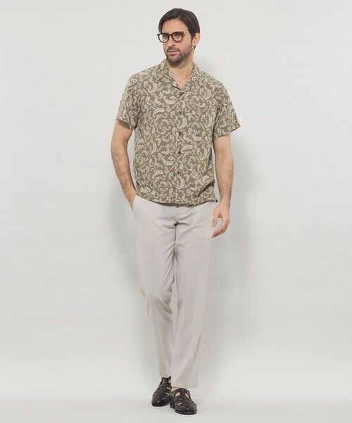 MACKINTOSH LONDON(MENS) / マッキントッシュ ロンドン 　メンズ シャツ・ブラウス | 【LEON掲載】ペイズリープリントオープンカラーシャツ | 詳細1