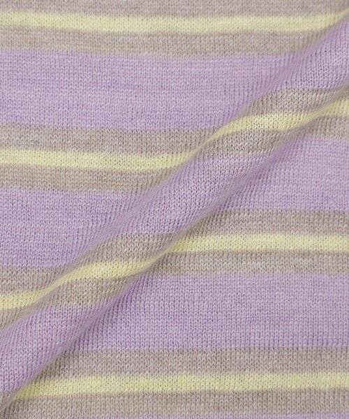 MACKINTOSH LONDON(MENS) / マッキントッシュ ロンドン 　メンズ ニット・セーター | 【LEON掲載】リネンボーダーニットTシャツ | 詳細9