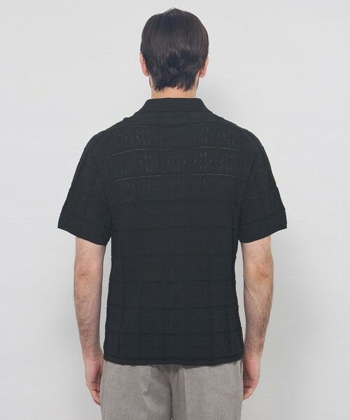 MACKINTOSH LONDON(MENS) / マッキントッシュ ロンドン 　メンズ ニット・セーター | オープンカラーアイレットニット | 詳細6