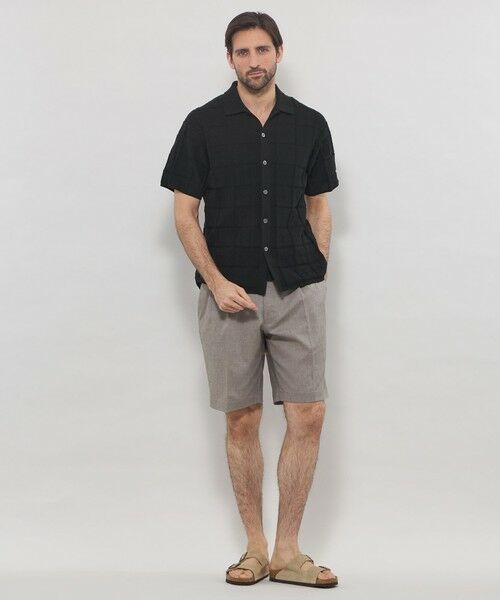 MACKINTOSH LONDON(MENS) / マッキントッシュ ロンドン 　メンズ ニット・セーター | オープンカラーアイレットニット | 詳細1