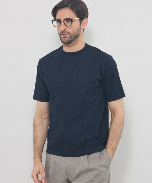 MACKINTOSH LONDON(MENS) / マッキントッシュ ロンドン メンズ カットソー | 【Brighton Tee】ブライトンTシャツ(ブルー7)