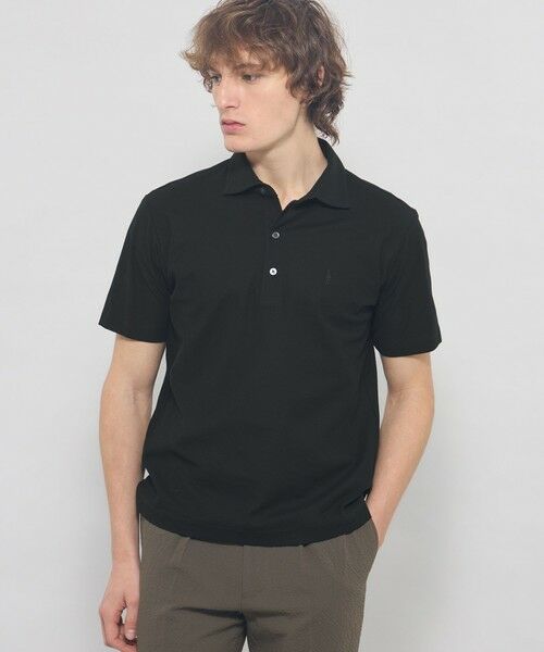 MACKINTOSH LONDON(MENS) / マッキントッシュ ロンドン 　メンズ カットソー | 【Brighton Polo】ブライトンポロシャツ（ブラック）