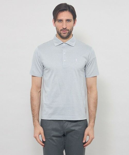 MACKINTOSH LONDON(MENS) / マッキントッシュ ロンドン 　メンズ カットソー | マイクロギンガムJQポロシャツ | 詳細3