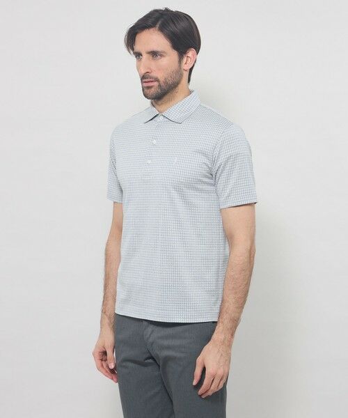 MACKINTOSH LONDON(MENS) / マッキントッシュ ロンドン 　メンズ カットソー | マイクロギンガムJQポロシャツ | 詳細4