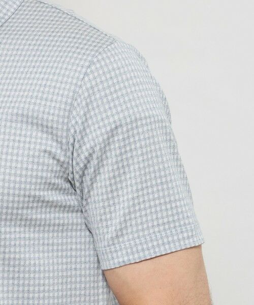 MACKINTOSH LONDON(MENS) / マッキントッシュ ロンドン 　メンズ カットソー | マイクロギンガムJQポロシャツ | 詳細6