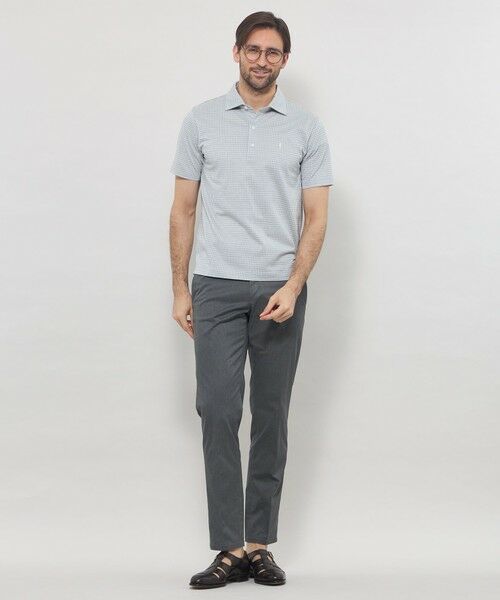 MACKINTOSH LONDON(MENS) / マッキントッシュ ロンドン 　メンズ カットソー | マイクロギンガムJQポロシャツ | 詳細1