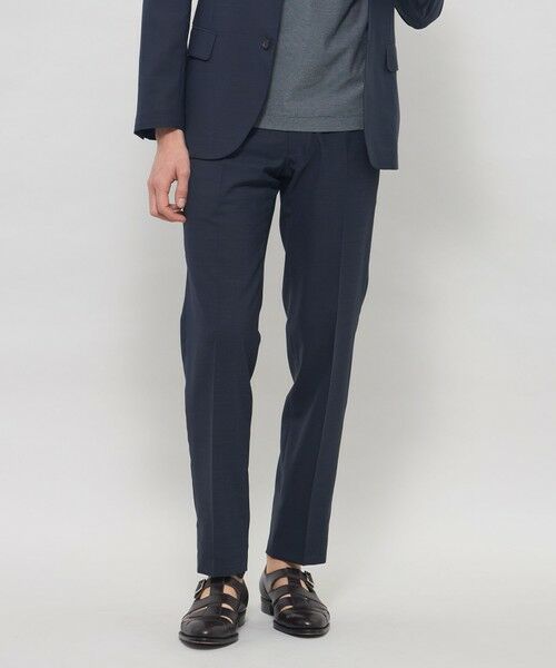MACKINTOSH LONDON(MENS) / マッキントッシュ ロンドン 　メンズ その他パンツ | 【LEON掲載】【BREASY JACKET】super light weight セットアップパンツ（ネイビー）