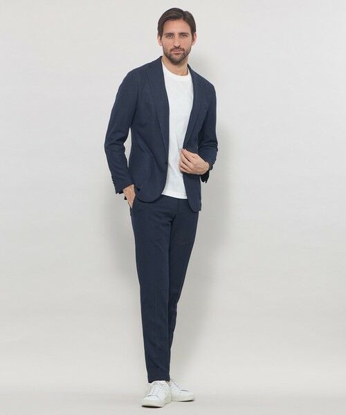 MACKINTOSH LONDON(MENS) / マッキントッシュ ロンドン 　メンズ その他パンツ | 【WEB・一部店舗限定】【BREASY JACKET】メランジメッシュジャージーセットアップパンツ | 詳細3