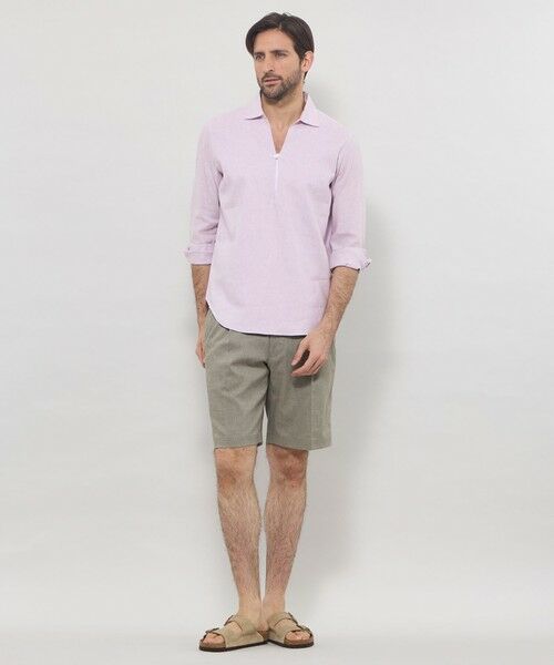 MACKINTOSH LONDON(MENS) / マッキントッシュ ロンドン 　メンズ その他パンツ | ラミーストレッチツイルショートパンツ | 詳細2