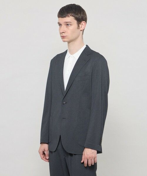 MACKINTOSH LONDON(MENS) / マッキントッシュ ロンドン 　メンズ ノーカラージャケット | 【BREASY JACKET】【ICE JET】セットアップジャケット | 詳細4