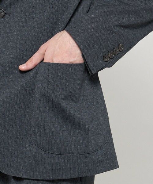 MACKINTOSH LONDON(MENS) / マッキントッシュ ロンドン 　メンズ ノーカラージャケット | 【BREASY JACKET】【ICE JET】セットアップジャケット | 詳細7