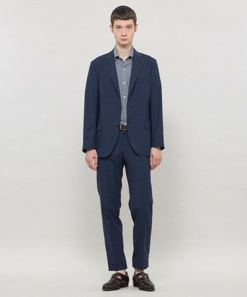 MACKINTOSH LONDON(MENS) / マッキントッシュ ロンドン 　メンズ シャツ・ブラウス | 【FLEX JERSEY】ギンガムサッカージャージー半袖釦ダウンシャツ | 詳細3