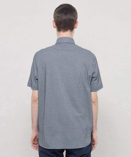 MACKINTOSH LONDON(MENS) / マッキントッシュ ロンドン 　メンズ シャツ・ブラウス | 【FLEX JERSEY】ギンガムサッカージャージー半袖釦ダウンシャツ | 詳細6