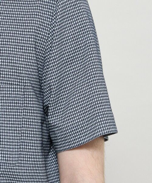 MACKINTOSH LONDON(MENS) / マッキントッシュ ロンドン 　メンズ シャツ・ブラウス | 【FLEX JERSEY】ギンガムサッカージャージー半袖釦ダウンシャツ | 詳細7