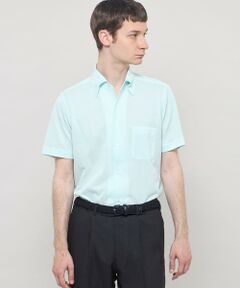 MACKINTOSH LONDON(MENS) / マッキントッシュ ロンドン 　メンズ シャツ・ブラウス | 【FLEX JERSEY】ハイツイストジャージー半袖ワンピースカラーシャツ