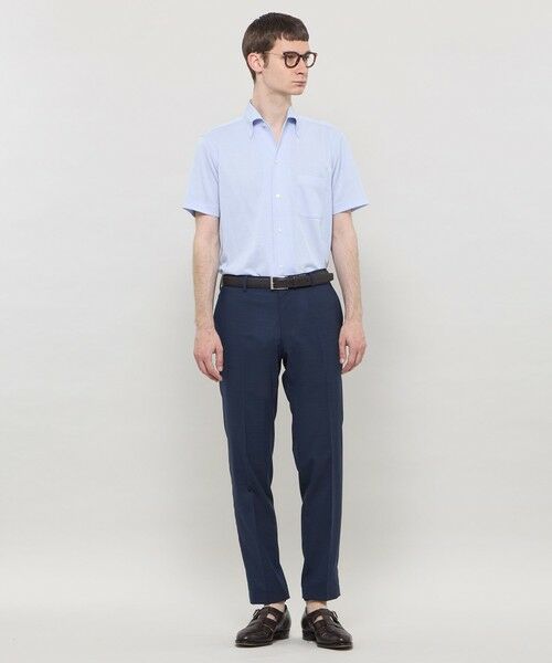 MACKINTOSH LONDON(MENS) / マッキントッシュ ロンドン 　メンズ シャツ・ブラウス | 【FLEX JERSEY】ハイツイストジャージー半袖ワンピースカラーシャツ | 詳細3