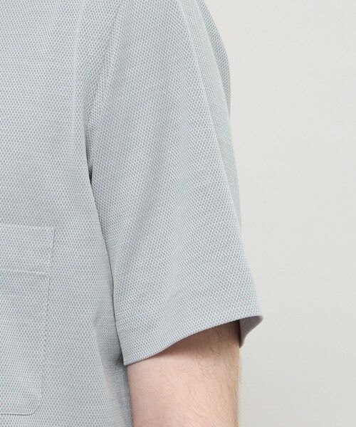 MACKINTOSH LONDON(MENS) / マッキントッシュ ロンドン 　メンズ シャツ・ブラウス | 【FLEX JERSEY】ハイツイストジャージー半袖ワンピースカラーシャツ | 詳細9