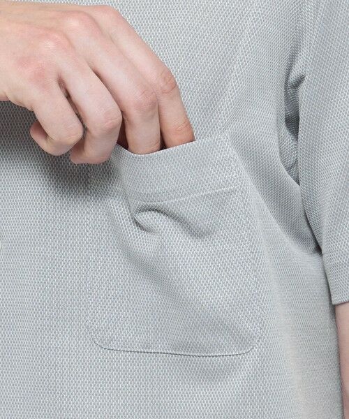 MACKINTOSH LONDON(MENS) / マッキントッシュ ロンドン 　メンズ シャツ・ブラウス | 【FLEX JERSEY】ハイツイストジャージー半袖ワンピースカラーシャツ | 詳細10