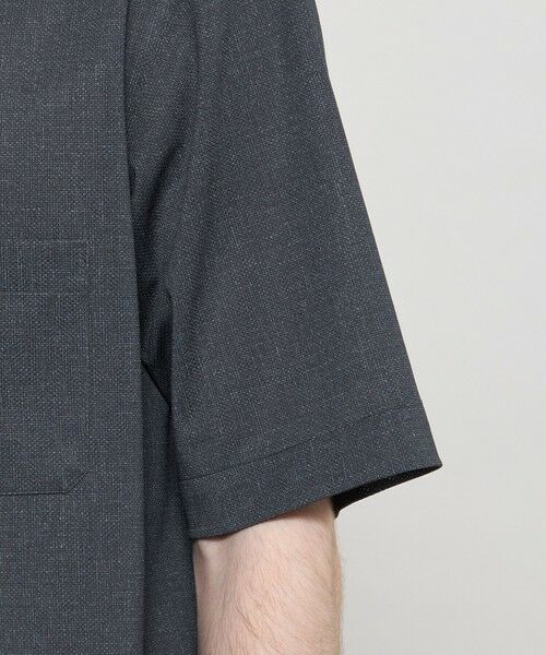 MACKINTOSH LONDON(MENS) / マッキントッシュ ロンドン 　メンズ シャツ・ブラウス | 【ICE JET】セットアップ半袖オーバーシャツ | 詳細6