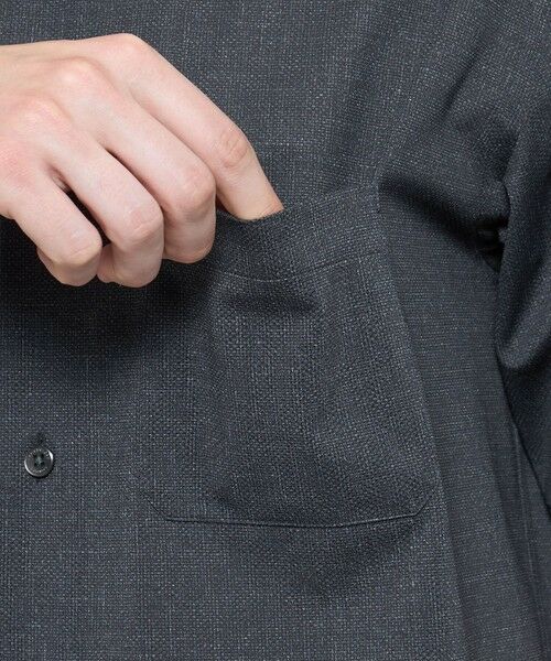 MACKINTOSH LONDON(MENS) / マッキントッシュ ロンドン 　メンズ シャツ・ブラウス | 【ICE JET】セットアップ半袖オーバーシャツ | 詳細7