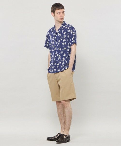 MACKINTOSH LONDON(MENS) / マッキントッシュ ロンドン 　メンズ シャツ・ブラウス | 【WEB・一部店舗限定】プラムツリープリント半袖オープンカラーシャツ | 詳細2