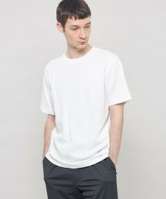 シャーリングジャカードTシャツ