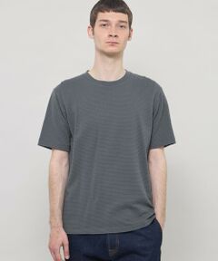 MACKINTOSH LONDON(MENS) / マッキントッシュ ロンドン 　メンズ カットソー | シャーリングジャカードTシャツ