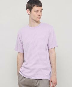 MACKINTOSH LONDON(MENS) / マッキントッシュ ロンドン 　メンズ カットソー | シャーリングジャカードTシャツ
