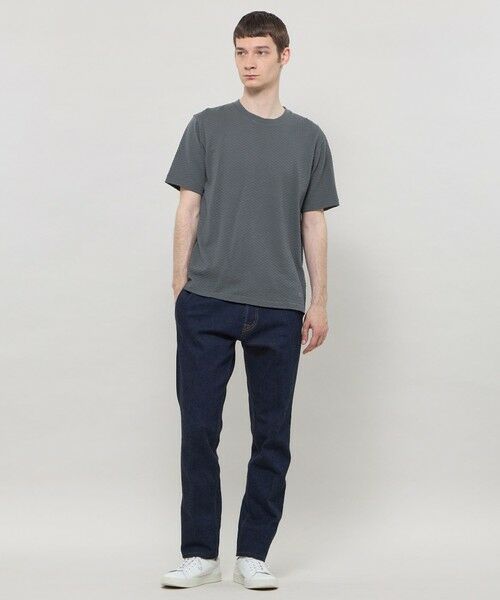 MACKINTOSH LONDON(MENS) / マッキントッシュ ロンドン メンズ カットソー | シャーリングジャカードTシャツ | 詳細3