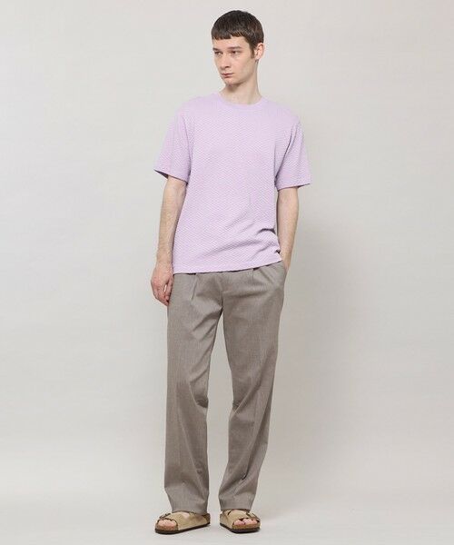 MACKINTOSH LONDON(MENS) / マッキントッシュ ロンドン メンズ カットソー | シャーリングジャカードTシャツ | 詳細6