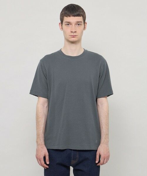 MACKINTOSH LONDON(MENS) / マッキントッシュ ロンドン メンズ カットソー | シャーリングジャカードTシャツ | 詳細7